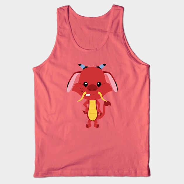 Mr Mushu Tank Top by gravelskies